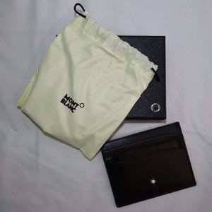 MONTBLANC - Meisterstück Black Card Holder
